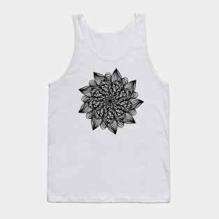 Abstract Symmetrical Mandala Flower GC-002 Tank Top